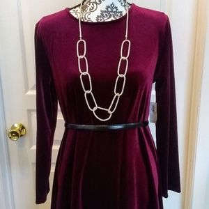 NWT Old Navy Velvet Luxe Swing Dress